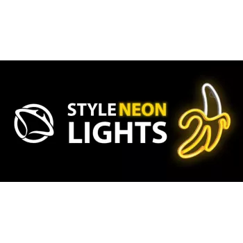 Luz de neón decorativa MANTA SNL01WHT – diseño luminoso y colorido, iluminación de acento de pared