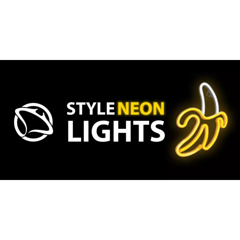 Luz de neón decorativa MANTA SNL01WHT – diseño luminoso y colorido, iluminación de acento de pared