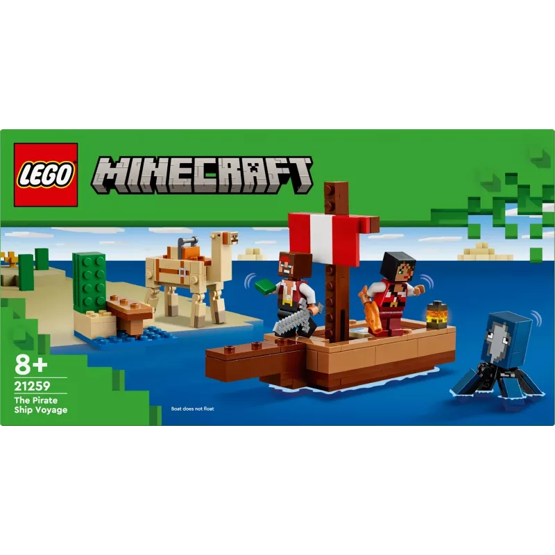 LEGO MINECRAFT 21259 El viaje del barco pirata