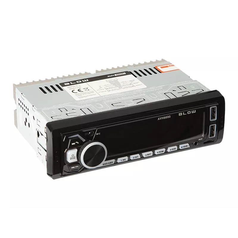 Radio para coche BLOW AVH-8890 FM 45W con Bluetooth, USB, AUX y pantalla LCD