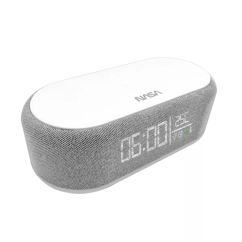 Altavoz Bluetooth, despertador y cargador inalámbrico Nasa SPC400