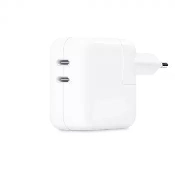 Cargador móvil Apple MW2K3ZM/A 2 puertos USB Type-C blanco