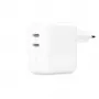 Cargador móvil Apple MW2K3ZM/A 2 puertos USB Type-C blanco