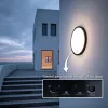Lámpara LED con sensor PIR MACLEAN MCE525 B – aplique de pared exterior, LED activada por movimiento