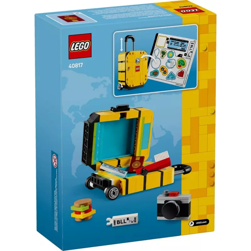 LEGO 40817 Maleta de viaje amarilla