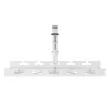 Organizador de cables bajo escritorio MACLEAN MC-105 W – Acero, blanco, carga máx. 5 kg, apto para grosor de mesa 0,5–50 mm
