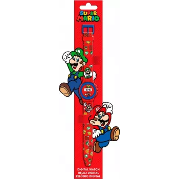 Reloj infantil Euroswan Super Mario — reloj analógico/digital para niños, modelo GSM4234
