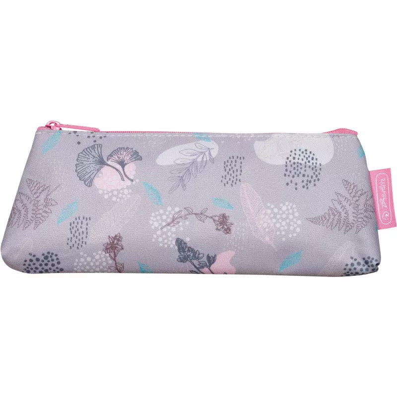 Estuche Herlitz Delicate Gingko Soft poliéster rosa lila
