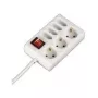 Hama 00108848 alargador 1,4 m 7 tomas AC blanco