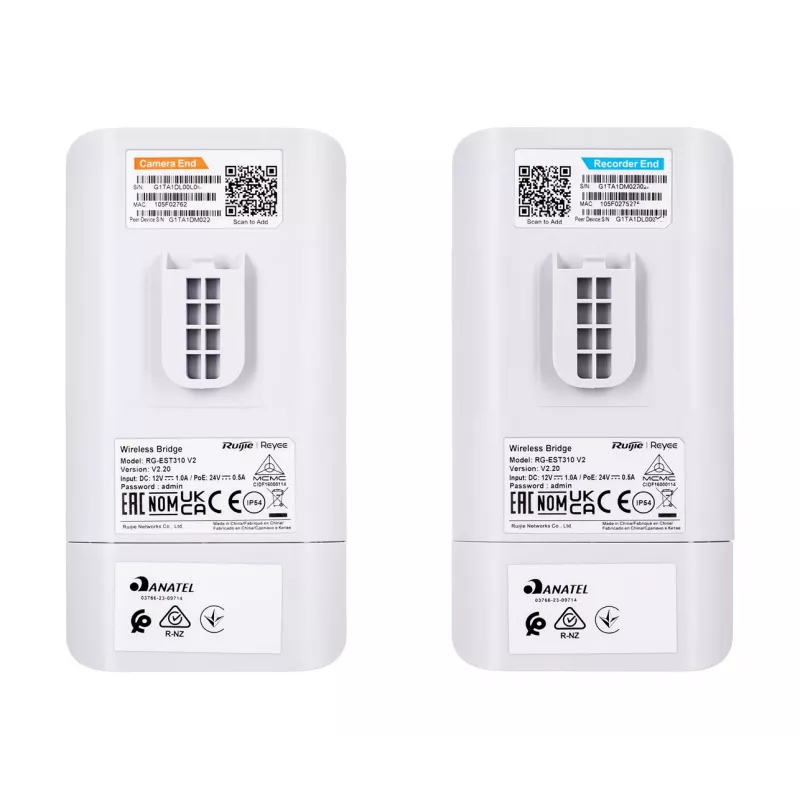 Punto de acceso inalámbrico Ruijie Networks RG-EST310 V2 867 Mbit/s blanco Power over Ethernet (PoE)