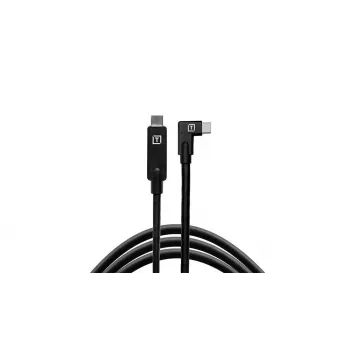 Tether Tools TetherPro USB-C a USB-C en ángulo recto negro
