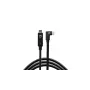 Tether Tools TetherPro USB-C a USB-C en ángulo recto negro