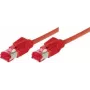 Tecline 718003R cable de red Ethernet rojo