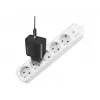 LogiLink LPS246. Longitud del cable: 1,5 m, Número de salidas AC: 5 salidas AC, Soporte de posicionamiento: Interior. Tensión de entrada AC: 250 V, Máx