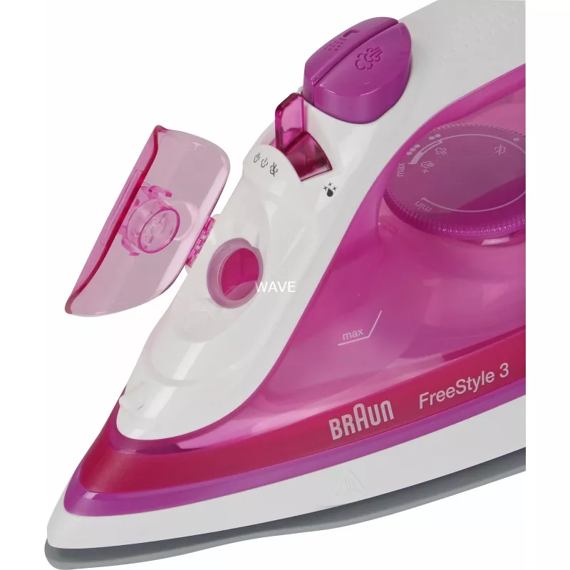 Braun FreeStyle 3 FI 3124 plancha de vapor suela cerámica 2400 W lila