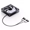 Ventilador de caja ARGB PWM de 120 mm Jonsbo ZA-120 negro, modelo ZA-120B