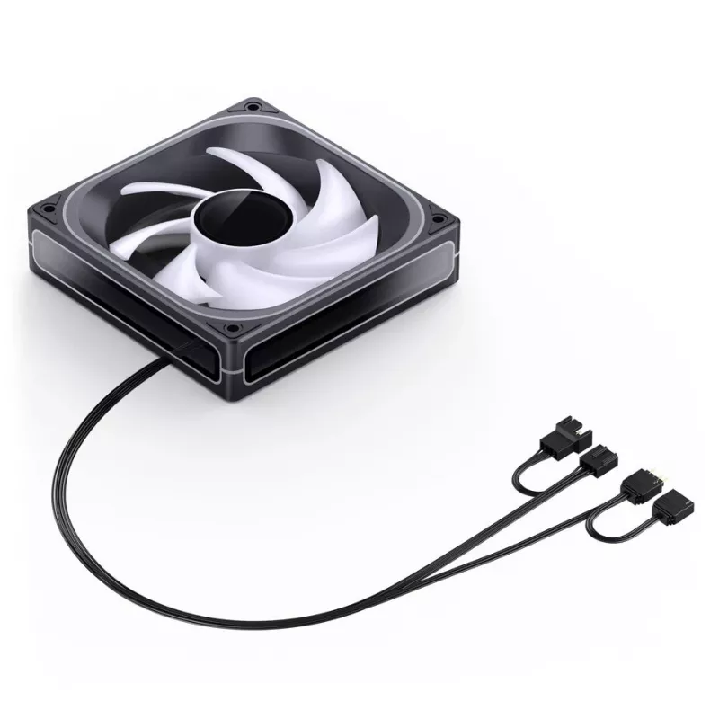 Ventilador de caja ARGB PWM de 120 mm Jonsbo ZA-120 negro, modelo ZA-120B