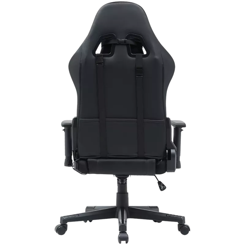 Silla gaming CANYON Irida RGBCH03 RGB negra diseño ergonómico, reposabrazos ajustables, respaldo reclinable