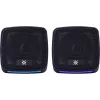 Defender J3 2.0 altavoces para PC, 6 W, LED, alimentación USB, AUX, 90–20000 Hz, negros
