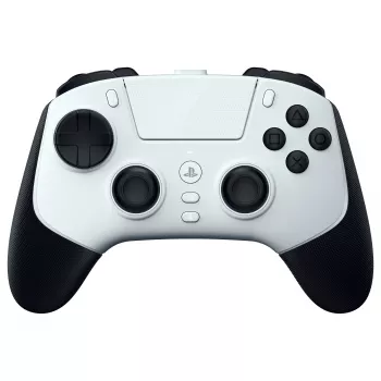 Mando inalámbrico Razer Raiju V3 Pro para PS5/PC, botones Pro, diseño simétrico - blanco