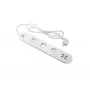 Regleta inteligente Denver SHP-300U 3 tomas AC tipo E 4 blanco