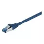 Wentronic Goobay cable de conexión CAT 6a, S/FTP (PiMF), azul, 0,5 m - LSZH libre de halógenos, cobre (93656)