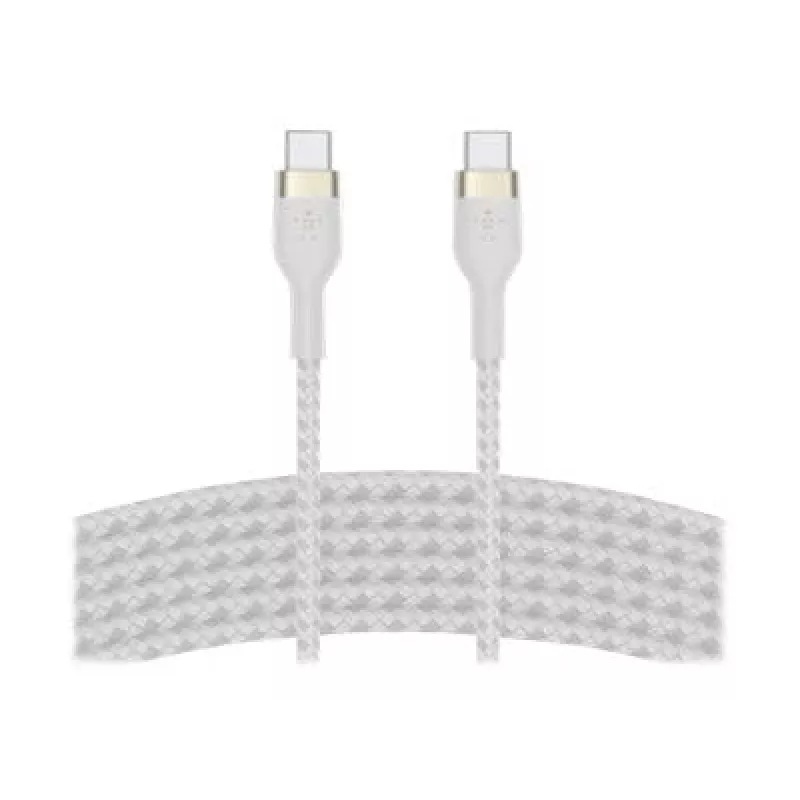 Belkin BOOSTCHARGE PRO Flex Cable USB 3 m USB 2.0 USB C blanco (CAB011BT3MWH)