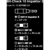 Bit-Check 10 Impaktor 2, 1/4, 10 piezas, juego de puntas con recubrimiento de diamante, extremadamente resistente