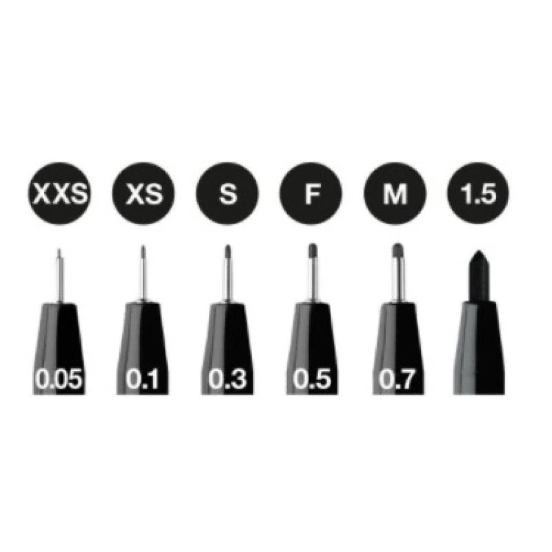Set de portaminas Faber-Castell 167154 — 6 uds., carcasa de plástico negra, mina negra