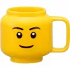 LEGO taza de cerámica Boy, pequeña, amarilla