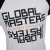 Global Masters Camiseta GM Text - Blanca (XXL)