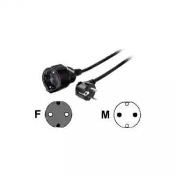 Alargador eléctrico Hama 00047870 5 m 1 salida AC negro
