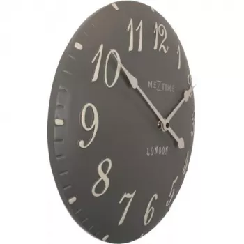 NeXtime Reloj 3084gs London Arabic, Ø34,5cm, pared, gris/blanco