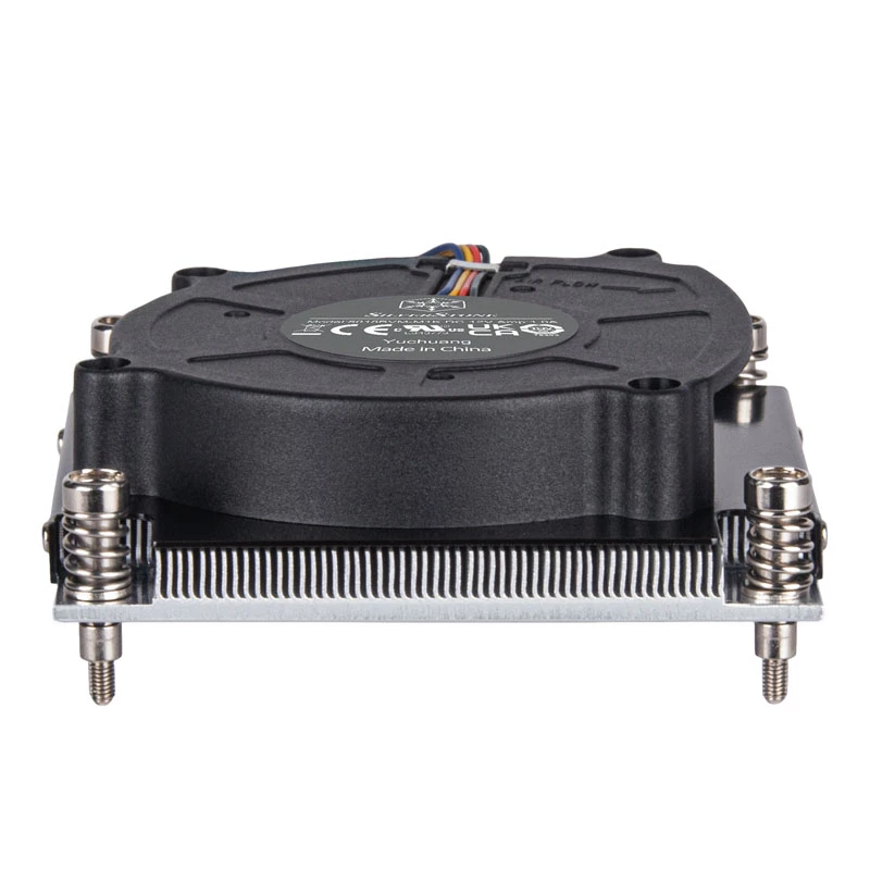 Disipador de CPU por aire SILVERSTONE SST-XE01-1700A — ventilador de 80 mm, 1000–5500 rpm, rodamiento de doble bola, negro