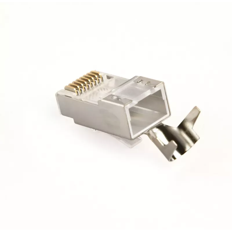 Conector macho RJ45 GEMBIRD CAT7 8P8C dorado 15µm FTP/SFTP pack de 50