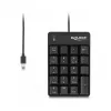 Teclado numérico DeLOCK 12108 USB negro 19 teclas 1,6 m cable