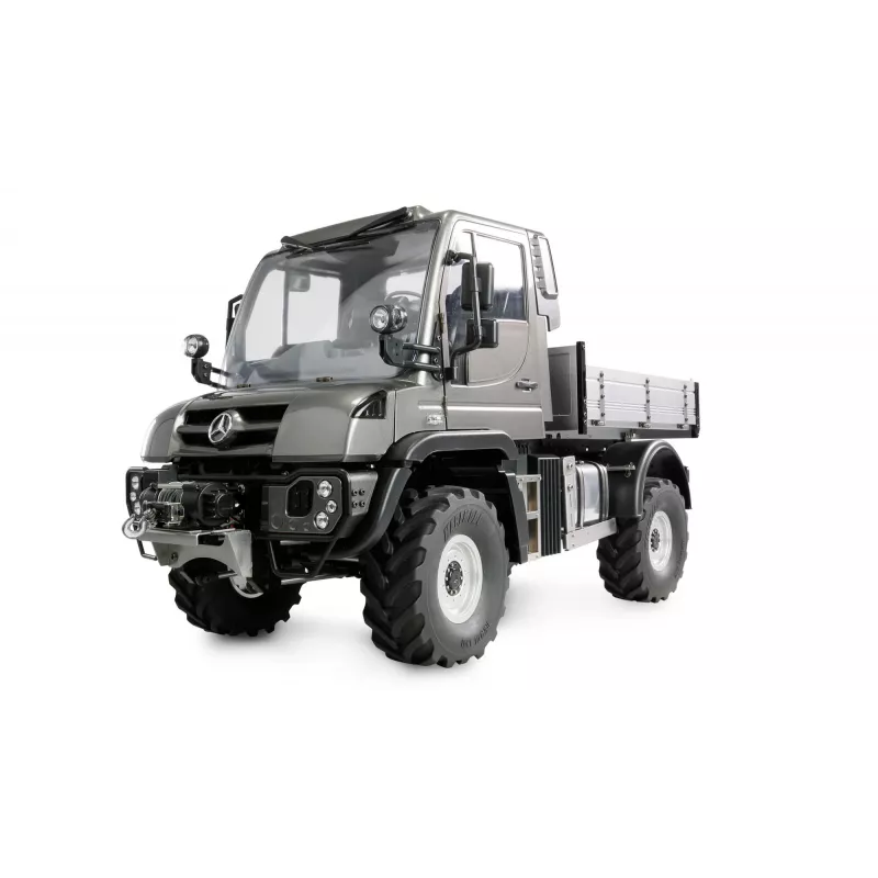 Amewi Mercedes-Benz Unimog portaimplementos 4WD antracita 1:10 ARTR (22683)