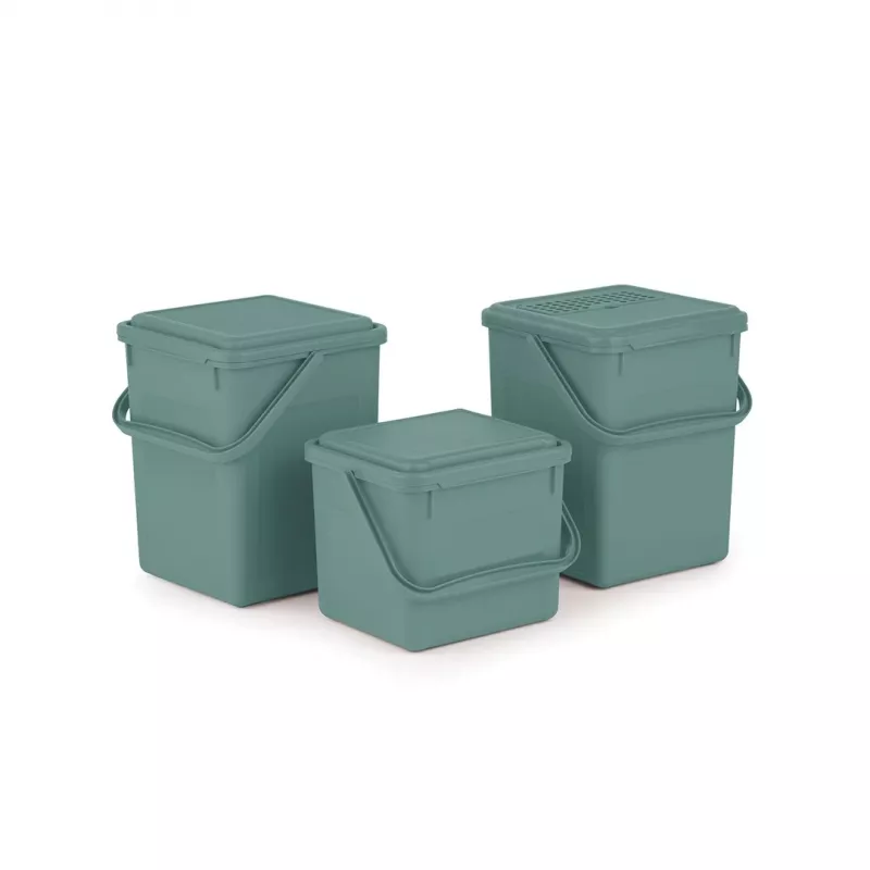 ROTHO Verde - Cubo de reciclaje - 9l