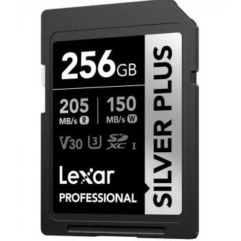 Memoria flash Lexar 256 GB UHS-I SDXC SilverP