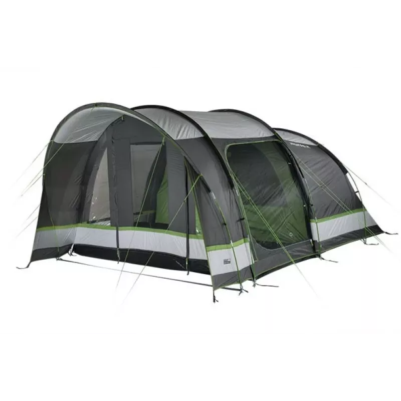 Tienda de campaña tipo cúpula High Peak Brixen 5.0 5 personas negra, verde, gris