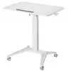 Mesa móvil para portátil MACLEAN MC-453W con regulación neumática de altura, altura máx. 109 cm