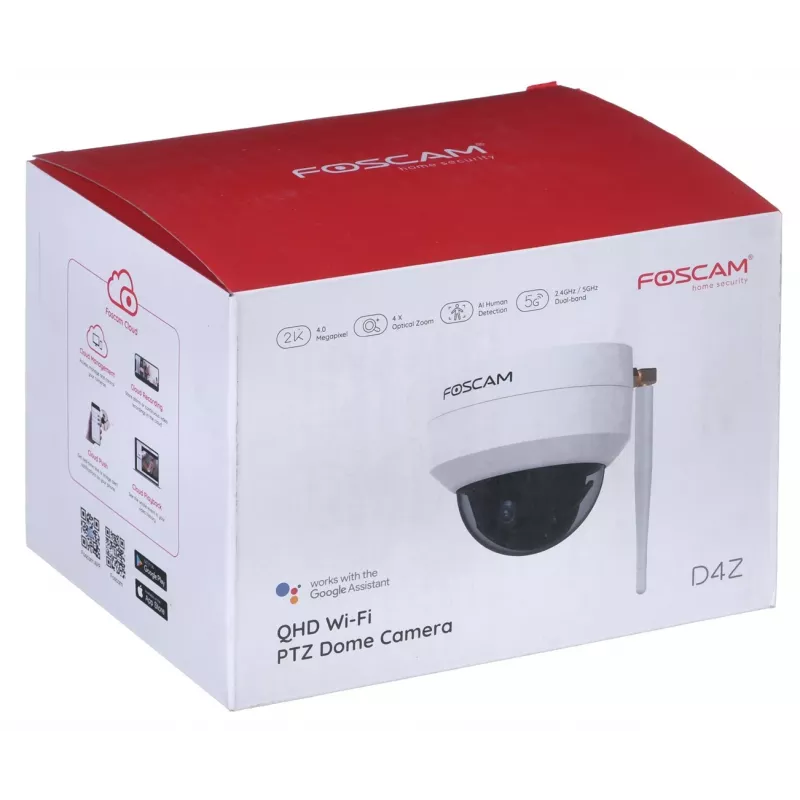 Cámara IP de vigilancia Foscam D4Z Bulb interior y exterior 2304 x 1536 píxeles techo