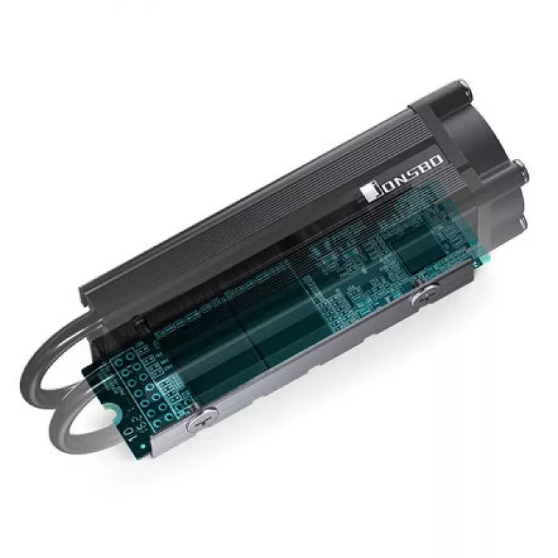 Disipador para SSD M.2 Jonsbo M.2-7 negro — disipador pasivo para unidades M.2, diseño plano de aluminio