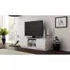 Mueble TV Topeshop RTV120 BIEL con 2 estantes