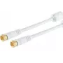 Cable coaxial de conexión de satélite ShiverPeaks 80302 conector F a conector F 1,5 m
