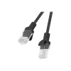 Cable de red Cat.5e 0,5M UTP negro