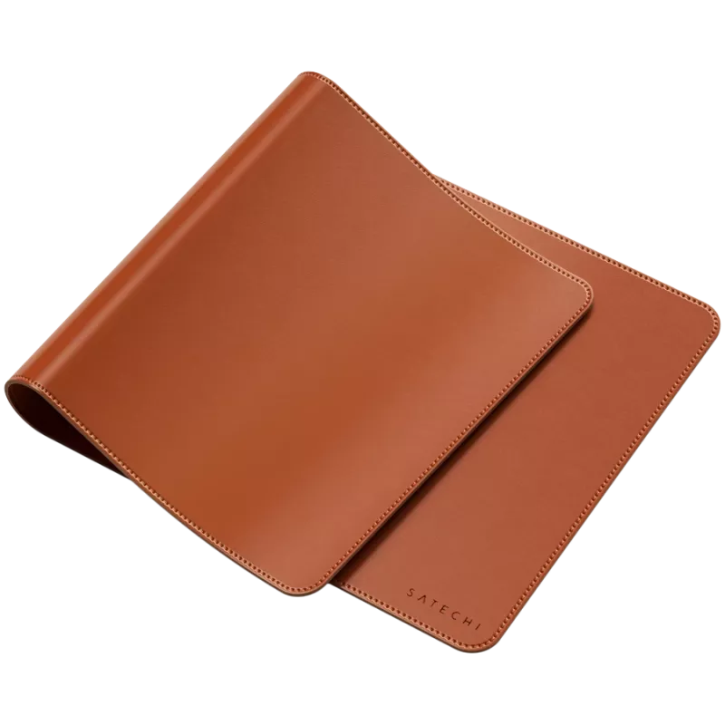 Alfombrilla Satechi Vegan-Leather Premium Desk Mat Brown ST-LPDMN