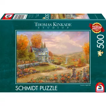 Thomas Kinkade Studios: Herbst in Apple Hill, puzzle 500 piezas