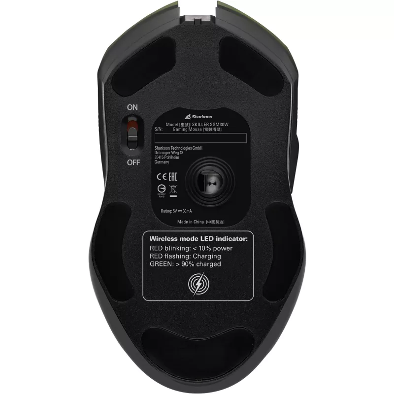 Auriculares gaming Sharkoon SKILLER SGM30W (negro) – inalámbricos, circumaurales, micrófono integrado