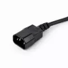 Alargador eléctrico Gembird EG-PSU3-01 0,6 m 3 salidas AC para interior negro